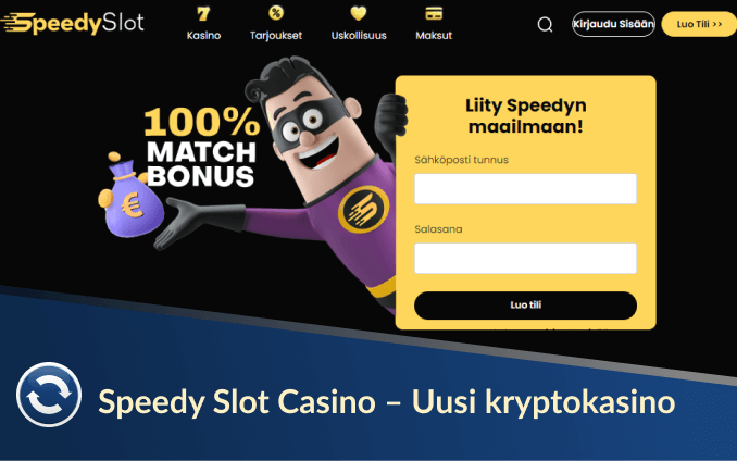 Speedy Slot – Uusi kryptokasino